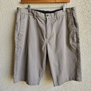 Volcom Men's 33 Tan Knee Length Shorts